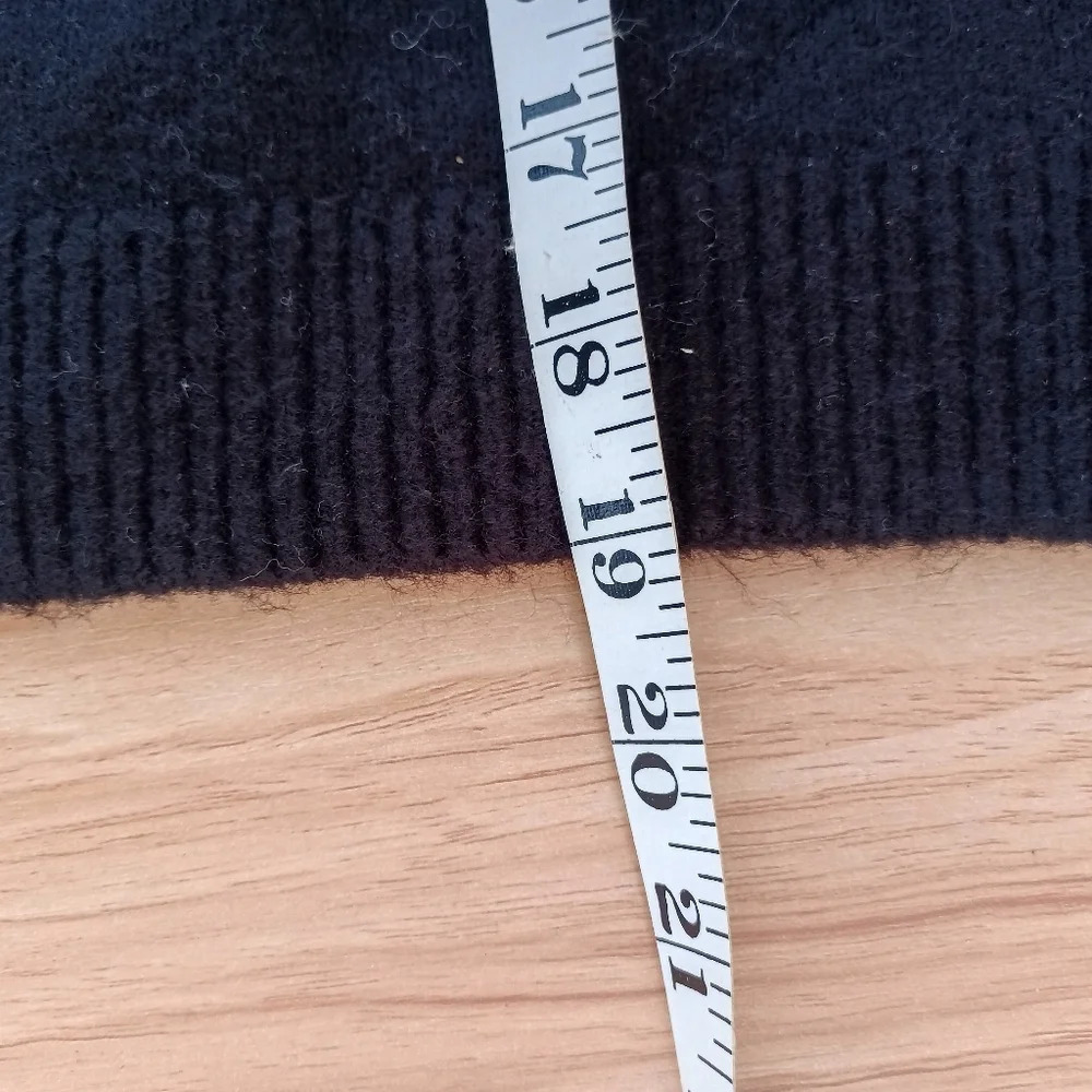 & Other Stories Black turtle neck Open Back Cropped Sweater S - Picture 8 of 8